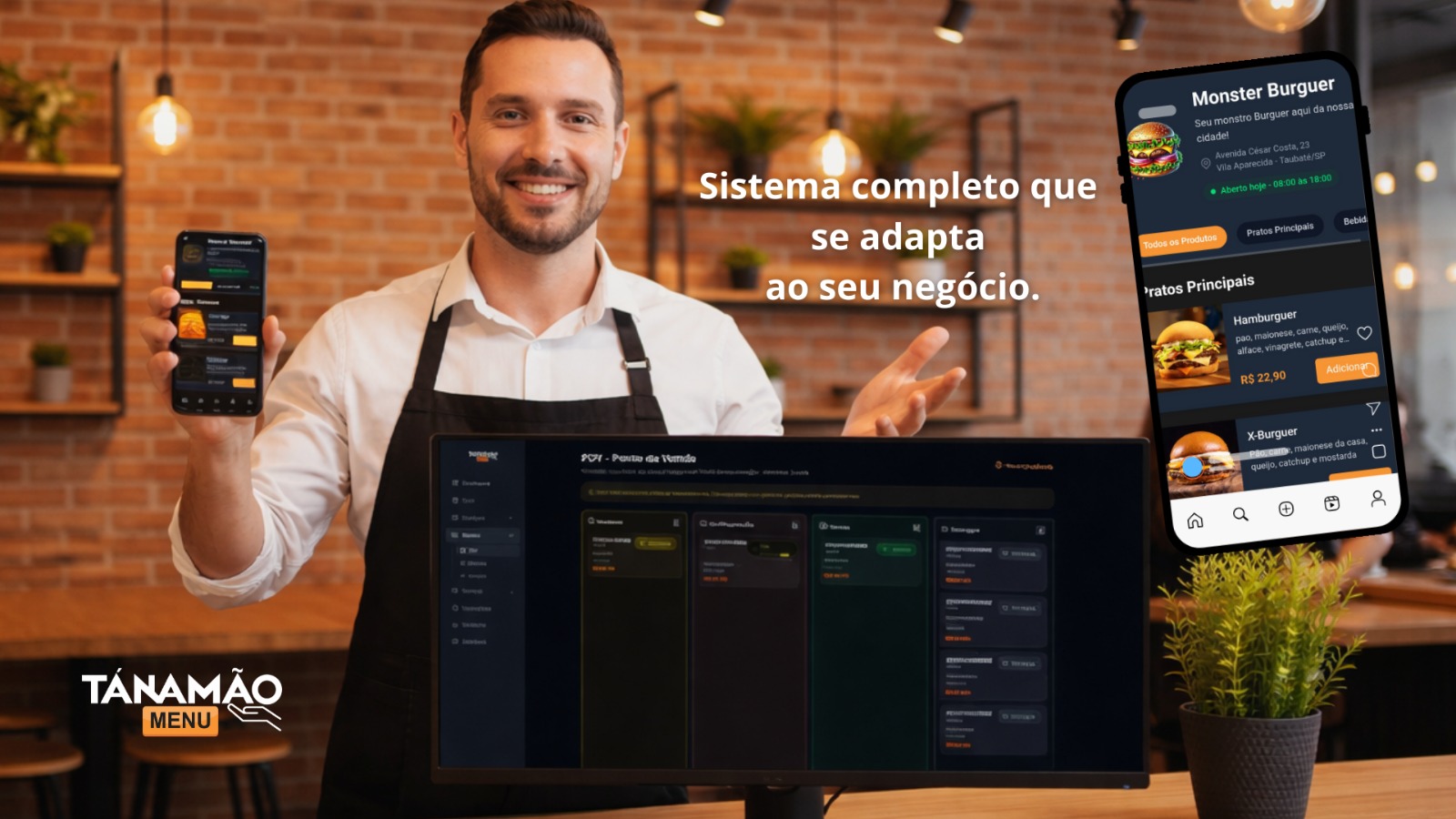 Tá na Mão Menu