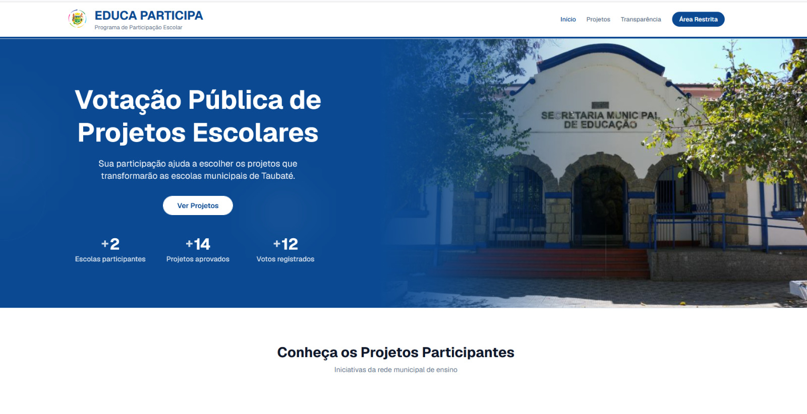 Educa Participa — Prefeitura de Taubaté